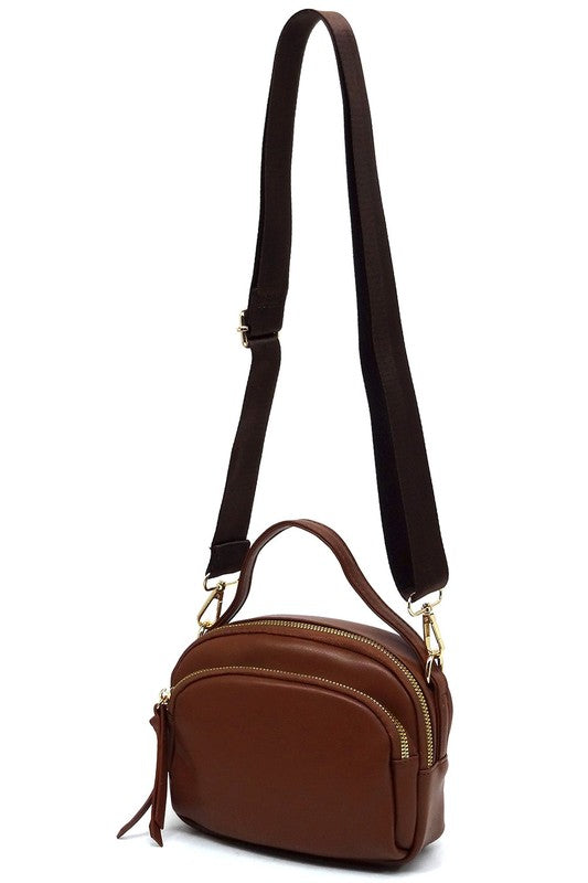 Fashion Top Handle Crossbody Bag - Tigbul's Variety Fashion Shop