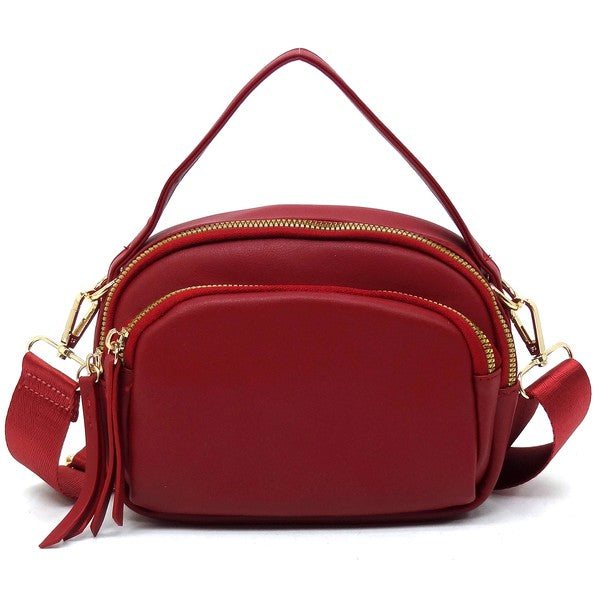 Fashion Top Handle Crossbody Bag - Tigbul's Variety Fashion Shop