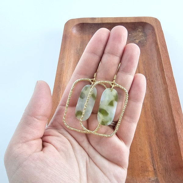 Madison Earrings - Pear Opal - Tigbul's Variety Fashion Shop