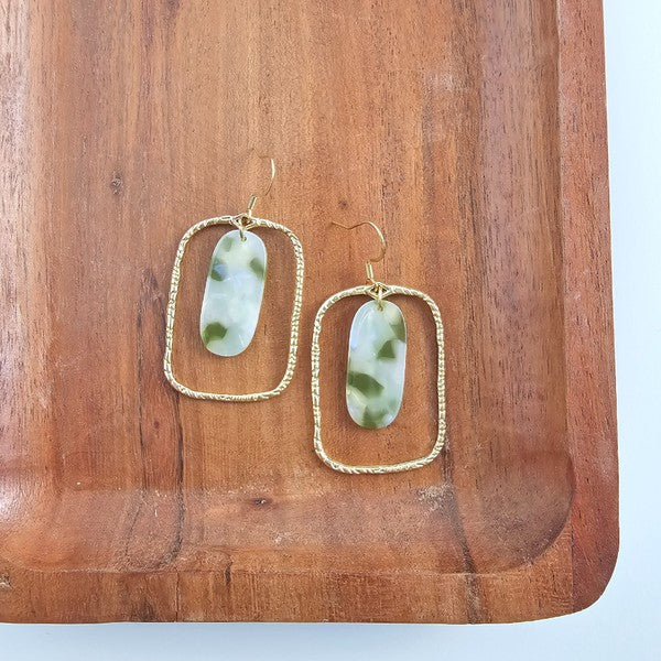 Madison Earrings - Pear Opal - Tigbul's Variety Fashion Shop
