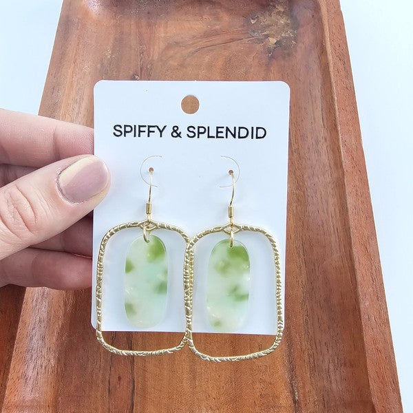 Madison Earrings - Pear Opal - Tigbul's Variety Fashion Shop