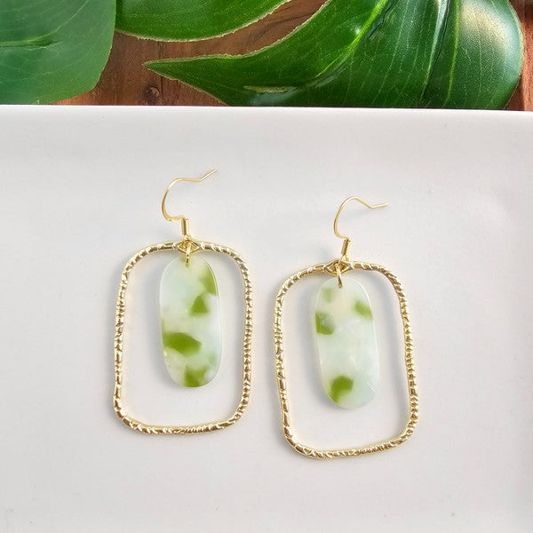 Madison Earrings - Pear Opal - Tigbul's Variety Fashion Shop
