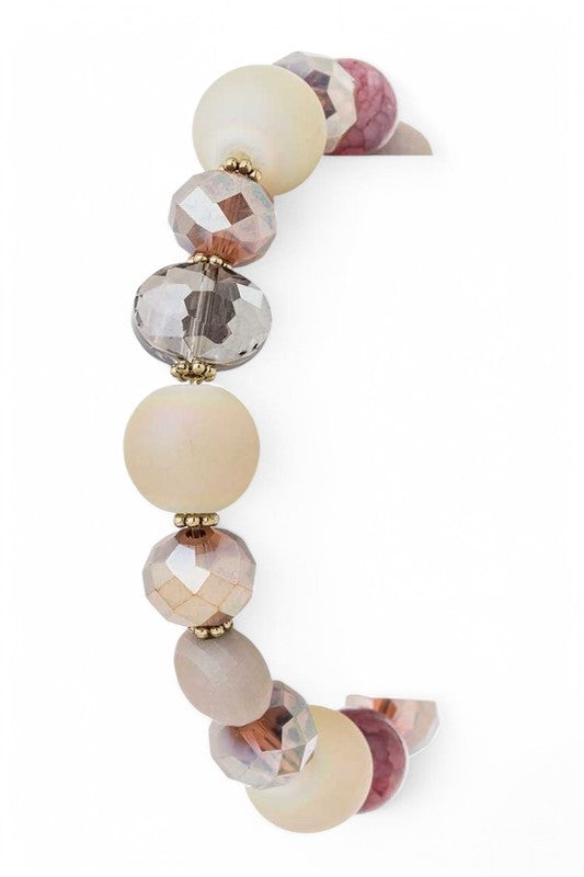 Mix Beads Stretch Bracelet - Tigbul's Variety Fashion Shop