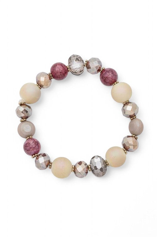 Mix Beads Stretch Bracelet - Tigbul's Variety Fashion Shop