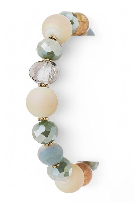 Mix Beads Stretch Bracelet - Tigbul's Variety Fashion Shop