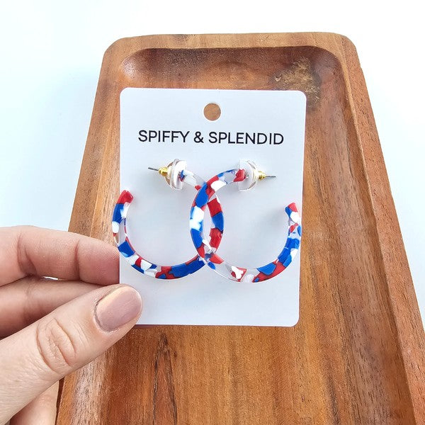 Star Hoops - Ivory - Tigbul's Variety Fashion Shop