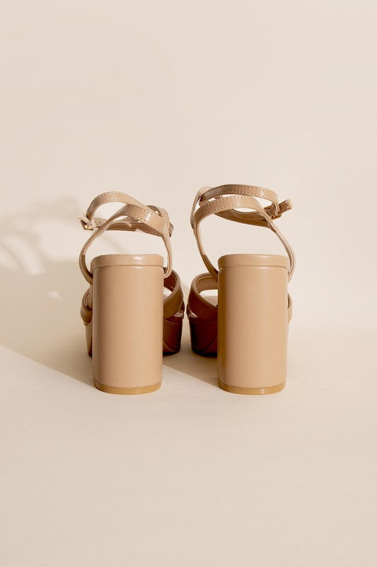 VALOR-1 Cross Ankle Strap Heels - Tigbul's Variety Fashion Shop