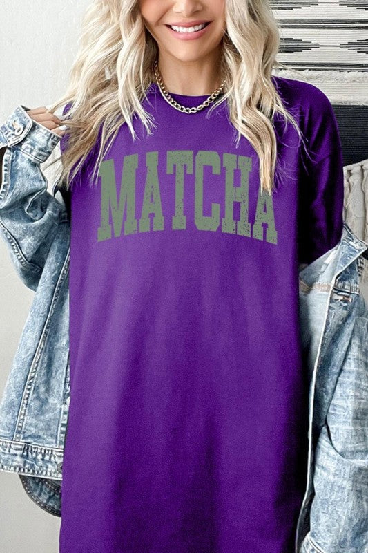 Matcha Graphic Heavy Cotton Tee - Tigbul's Variety Fashion Shop