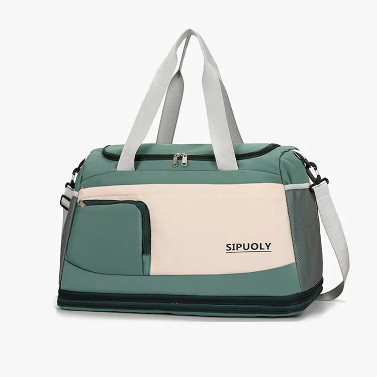 Color Block Oxford Cloth Travel Bag - Tigbul's Variety Fashion Shop