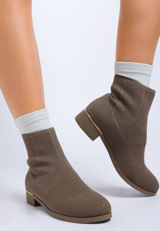 Rosamund Knitted Sock Boots - Tigbul's Variety Fashion Shop