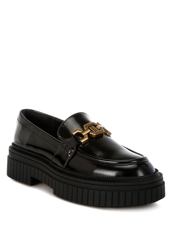 Grosbeak Horsebit Chunky Loafers - Tigbul's Variety Fashion Shop