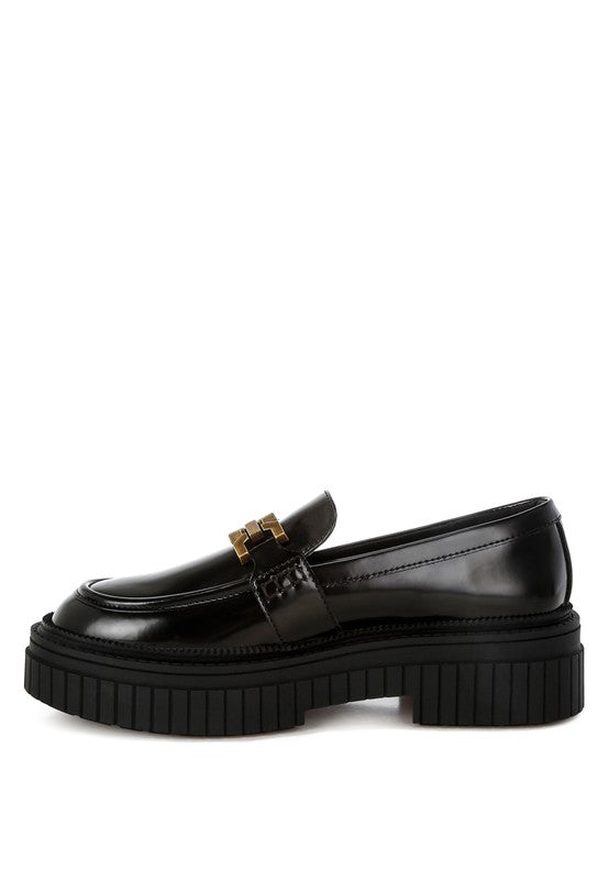 Grosbeak Horsebit Chunky Loafers - Tigbul's Variety Fashion Shop