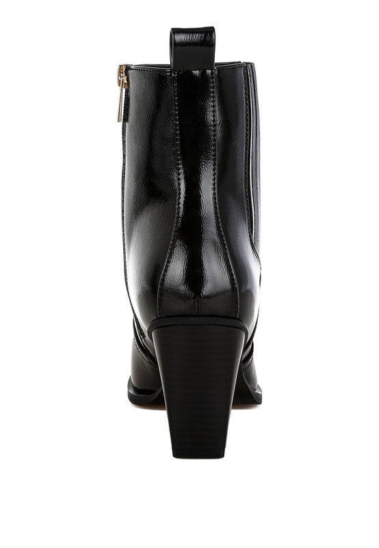 Cornus Pointed Toe Ankle Boots - Tigbul's Variety Fashion Shop