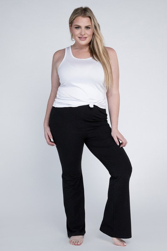 Plus Everyday Flare Bottoms - Tigbul's Variety Fashion Shop