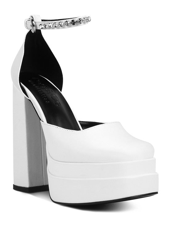 Martini Sky High Platform Sandals - Tigbul's Variety Fashion Shop