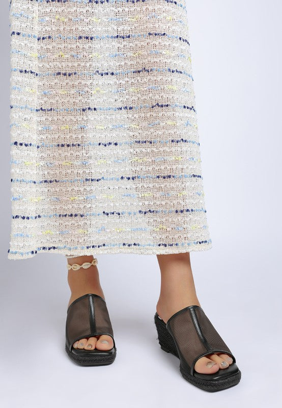 Seraphine Breathable Mesh Slip-On Wedges - Tigbul's Variety Fashion Shop