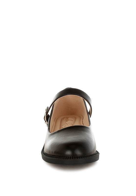 Ejeta Faux Leather Mary Jane Shoes - Tigbul's Variety Fashion Shop
