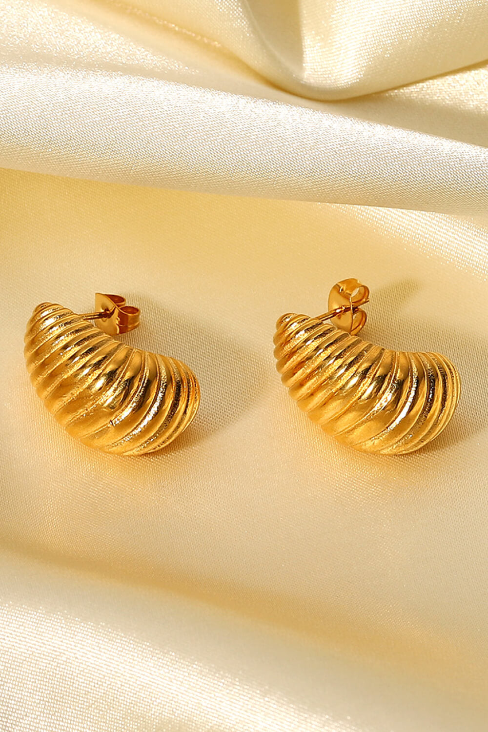 Shell Shore Spiral Stud Earrings - Tigbul's Variety Fashion Shop