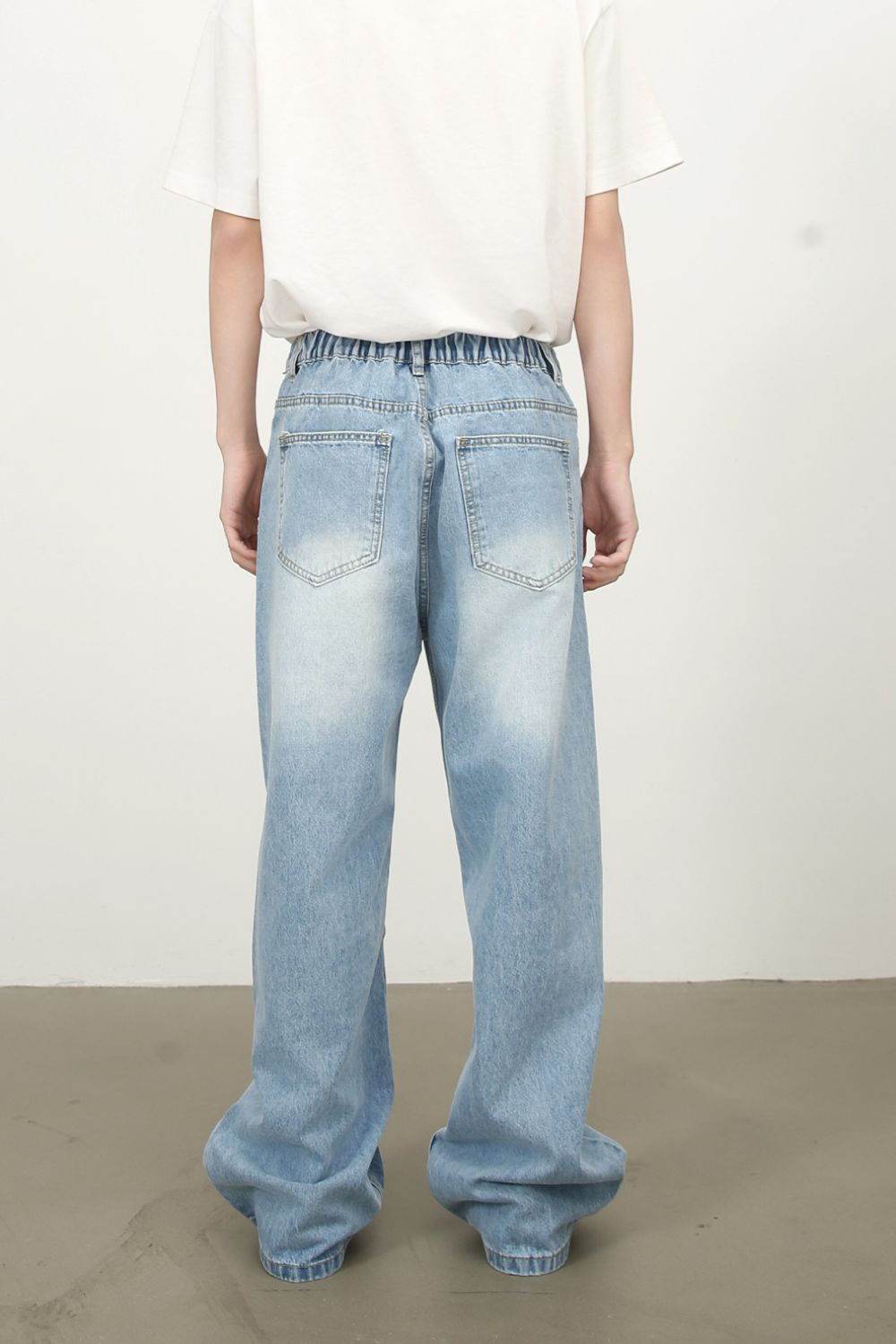 Men's Mid Rise Wide Leg Jeans with Pockets - Tigbul's Variety Fashion Shop
