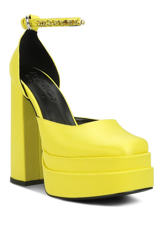 Martini Sky High Platform Sandals - Tigbul's Variety Fashion Shop