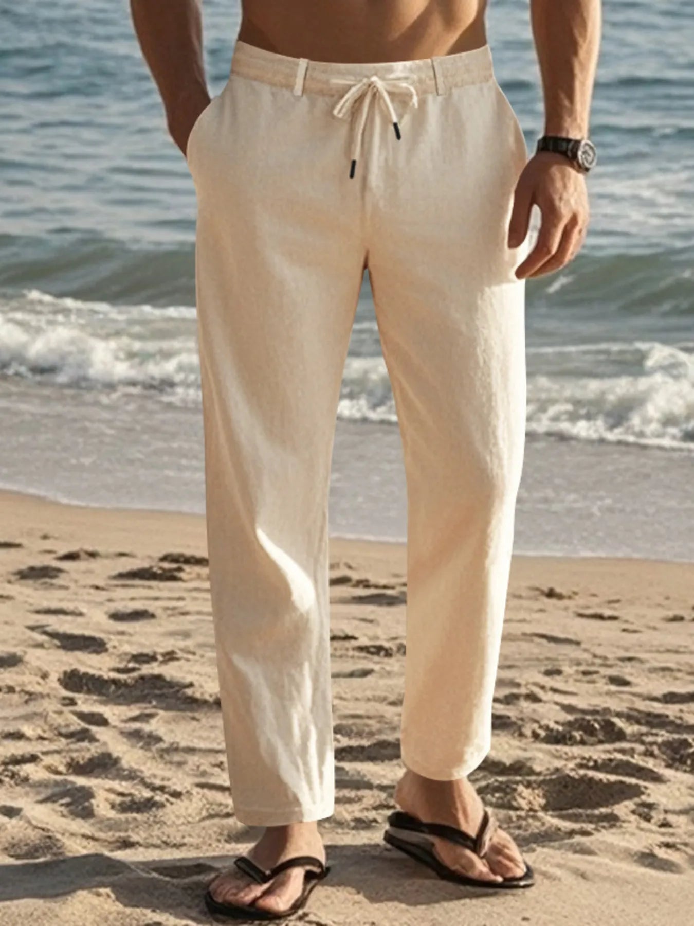 Men's Full Size Casual Drawstring Pants Plus Size - Tigbul's Variety Fashion Shop