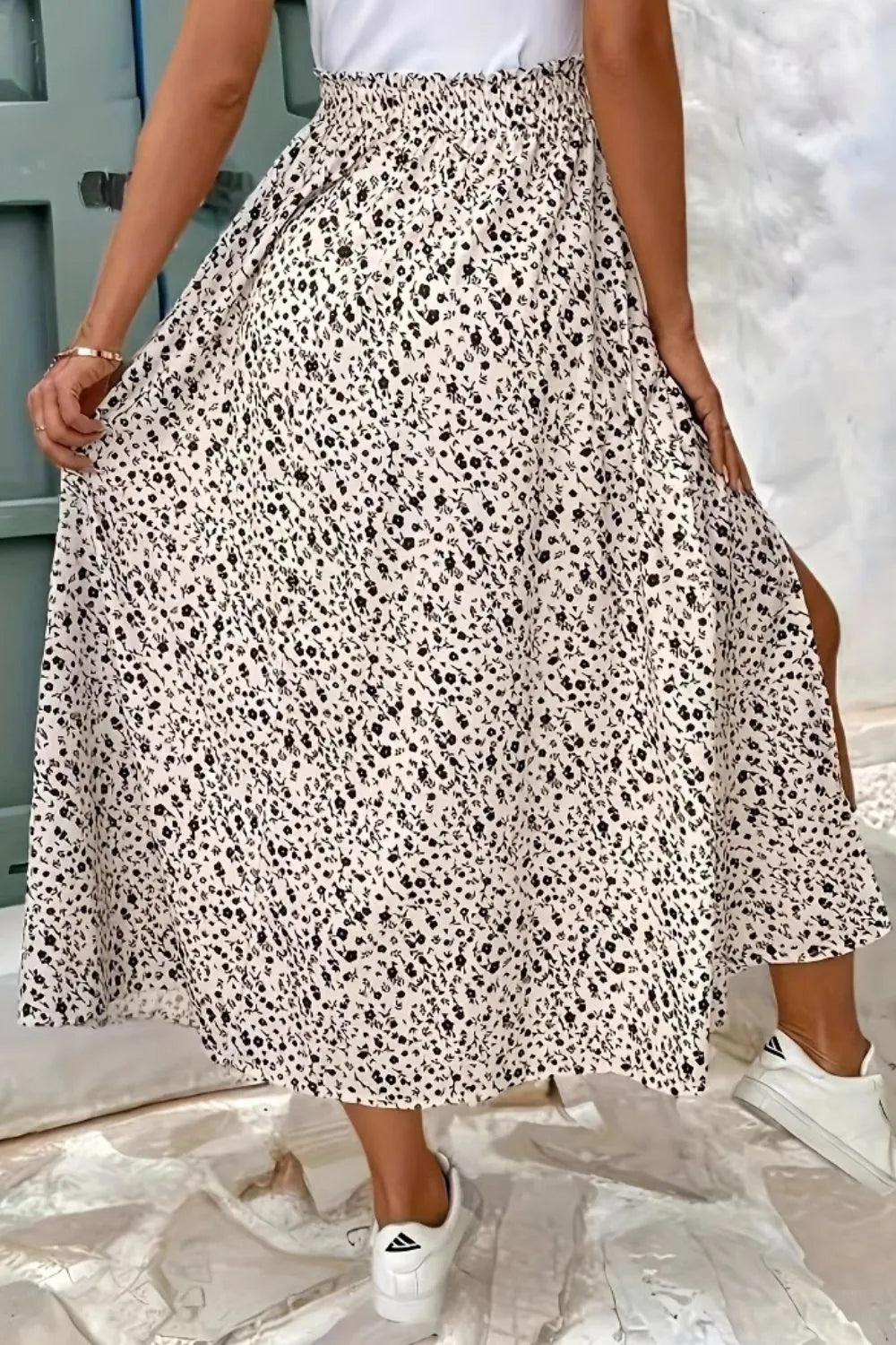 Slit Midi Skirt - Tigbul's Variety Fashion Shop