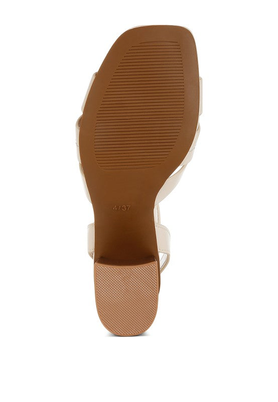 Signora Pin Buckle Ankle Strap Sandals - Tigbul's Variety Fashion Shop