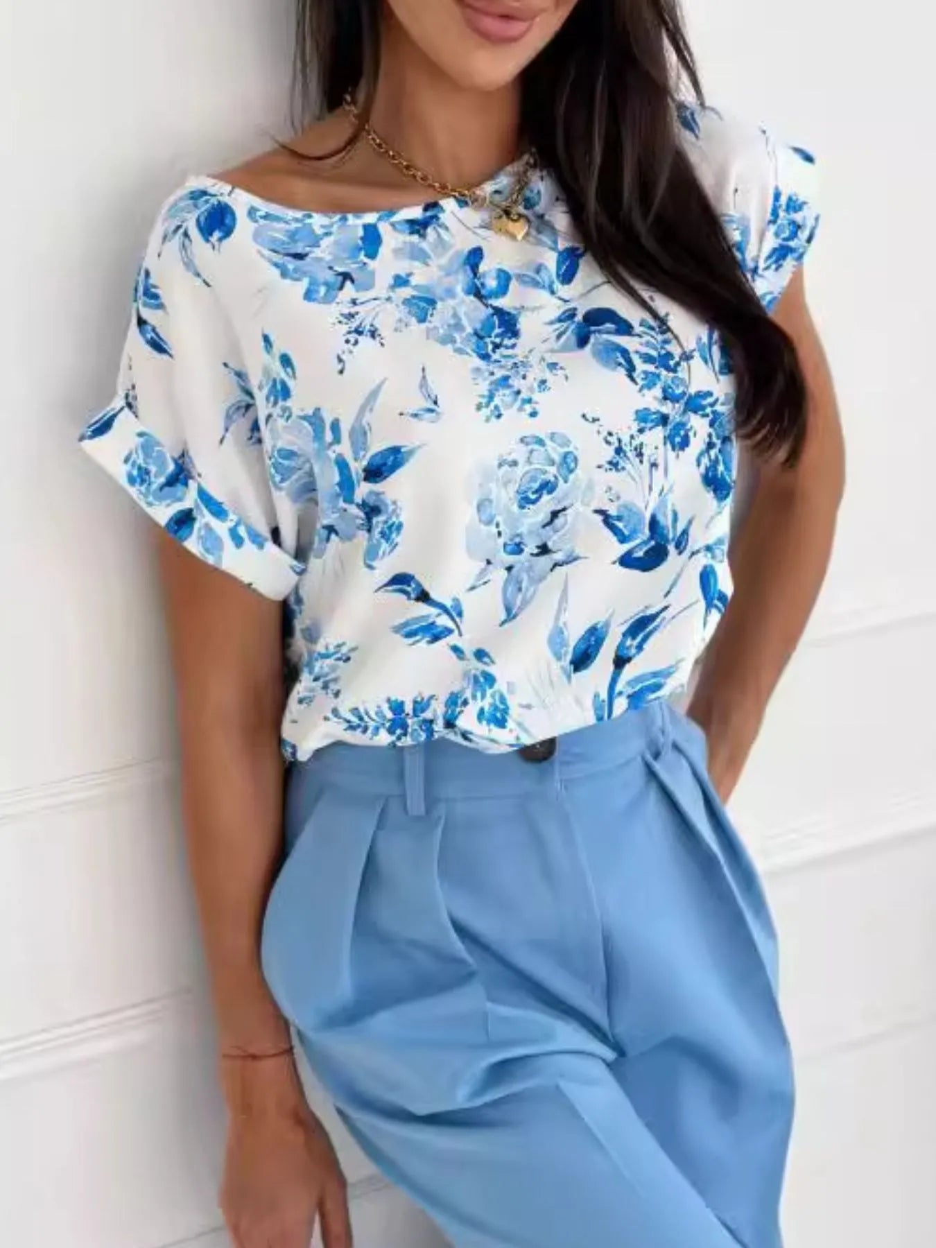 Classic Rolled Sleeve T-Shirt - Tigbul's Variety Fashion Shop