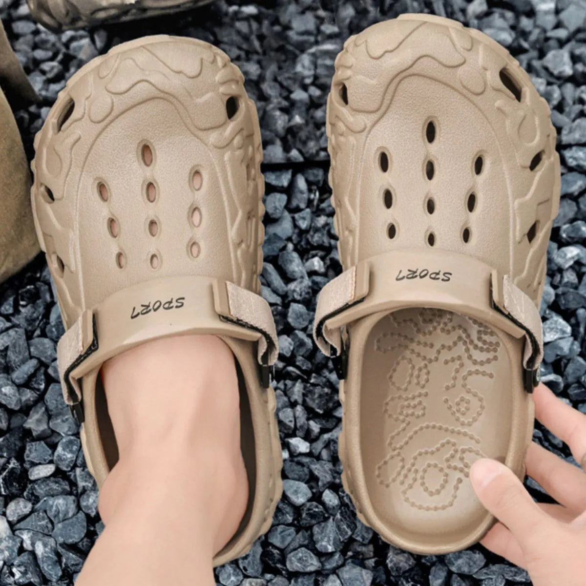 Men's Platform Breathable Sandals - Tigbul's Variety Fashion Shop