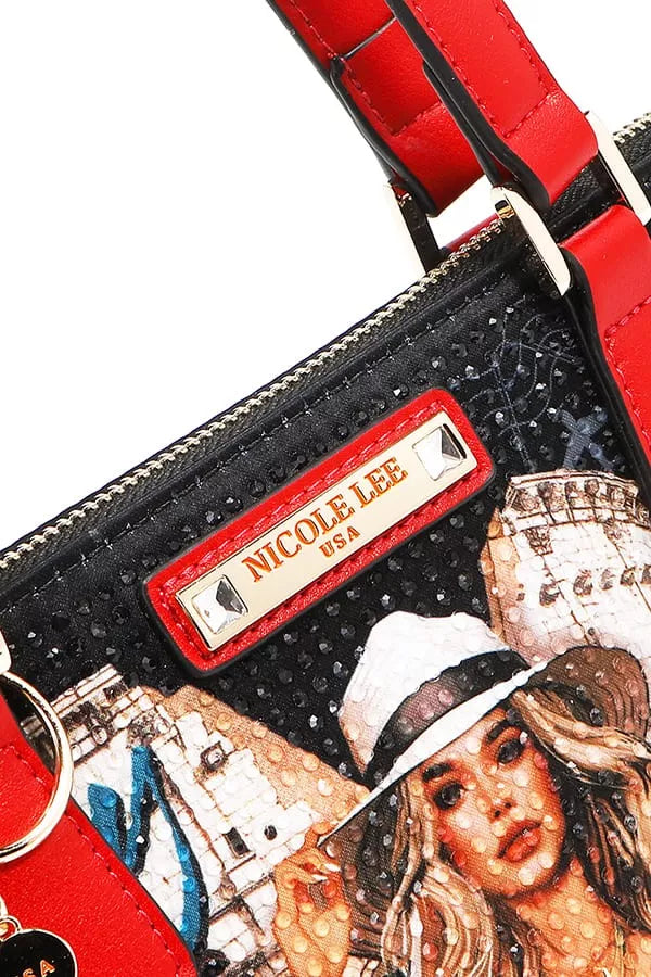 Nicole Lee USA Martha Travels Italy - Dome Satchel - Tigbul's Variety Fashion Shop