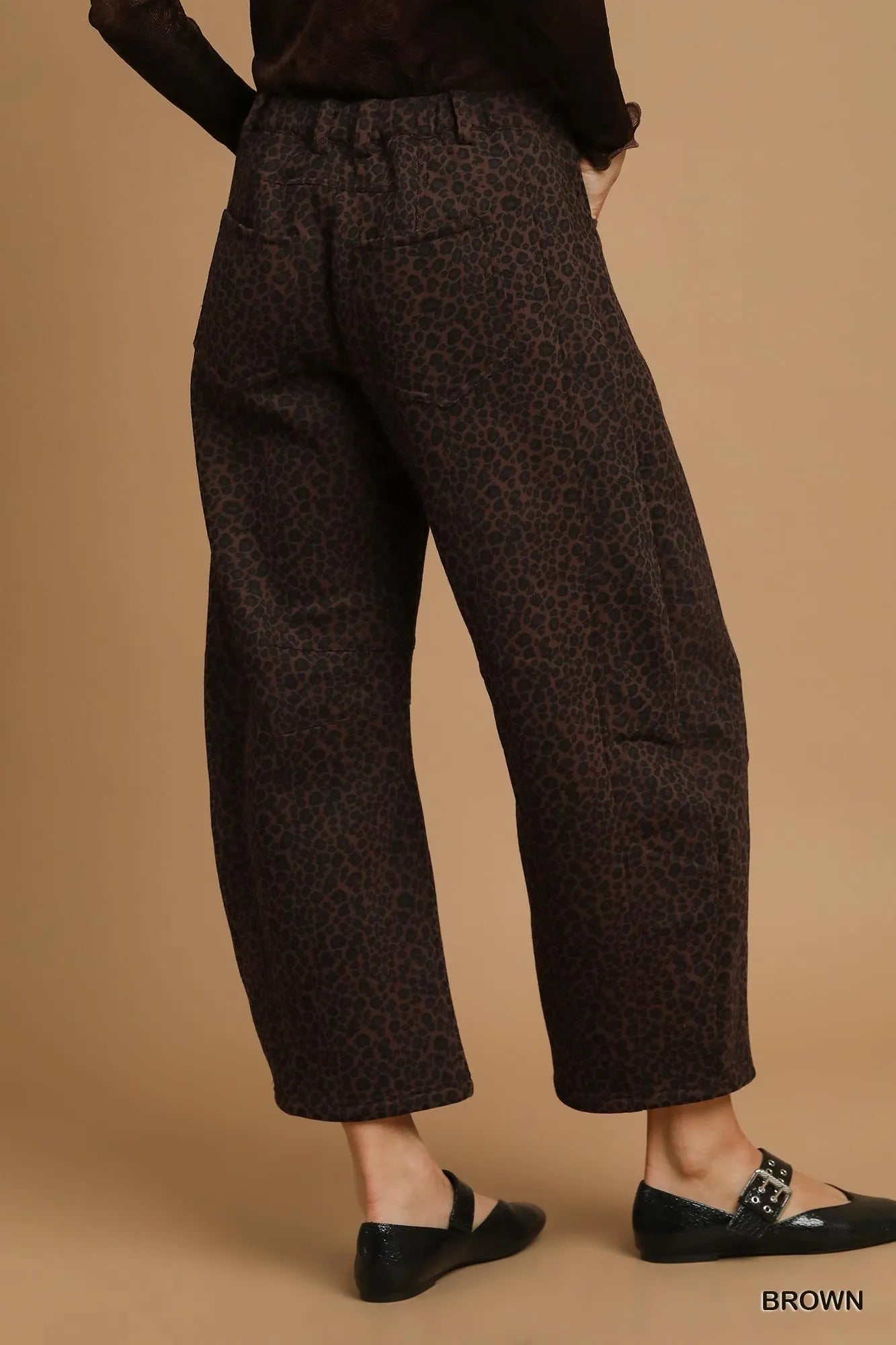 Umgee Leopard Print Wide Leg Pants - Tigbul's Variety Fashion Shop