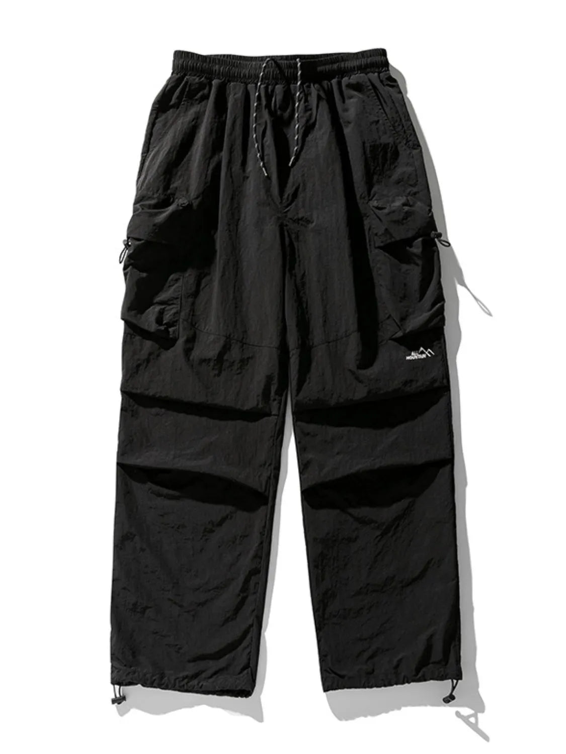 Men's Plus Size Elastic Waist Pants with Pockets - Tigbul's Variety Fashion Shop