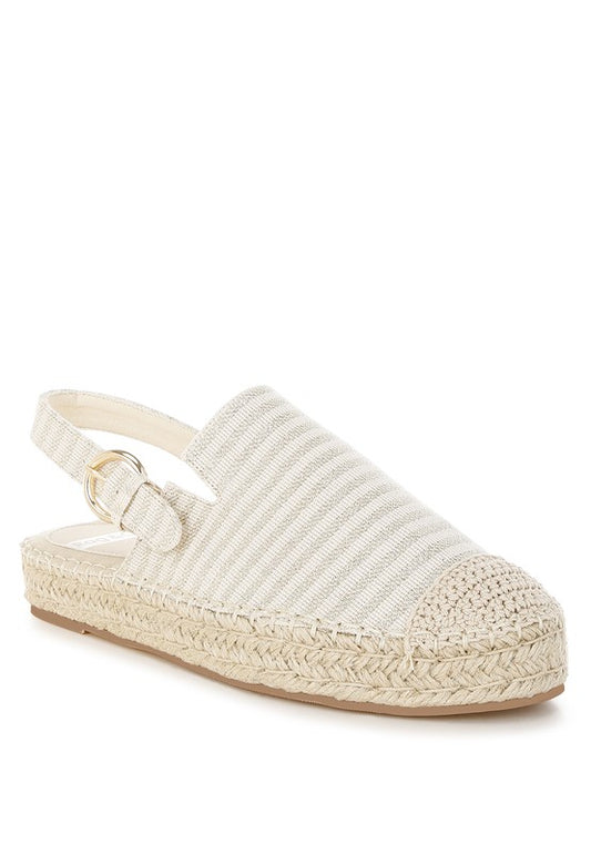 Zalli Canvas Espadrilles Sandals - Tigbul's Variety Fashion Shop