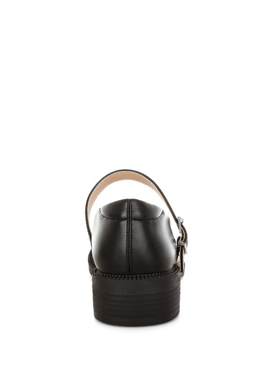 Ejeta Faux Leather Mary Jane Shoes - Tigbul's Variety Fashion Shop