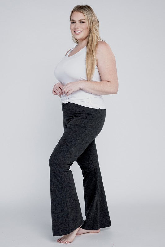 Plus Everyday Flare Bottoms - Tigbul's Variety Fashion Shop