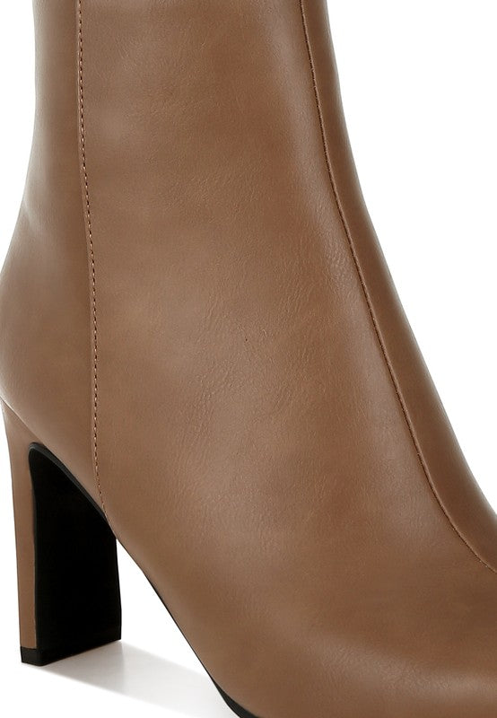 Orca Metallic Cap Toe Faux Leather Boots - Tigbul's Variety Fashion Shop
