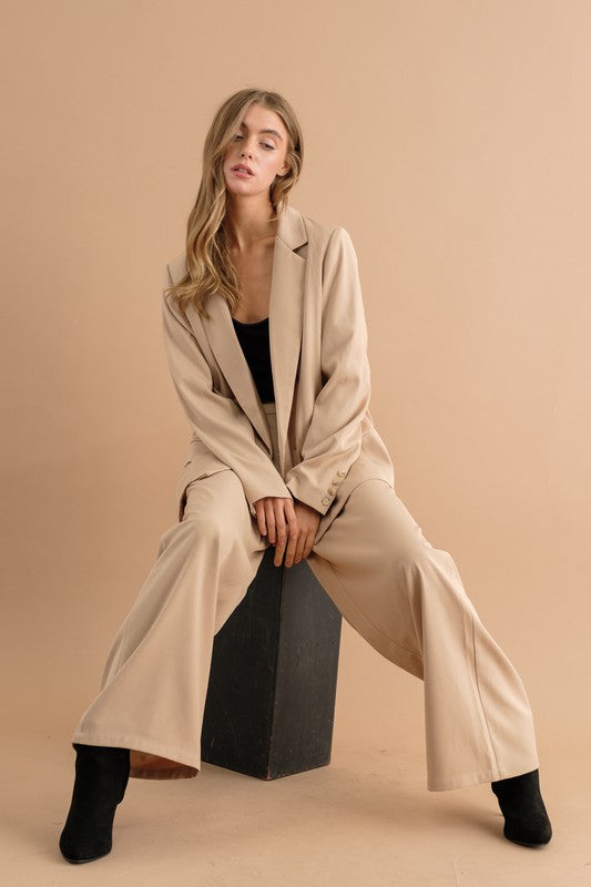 DOUBLE BUTTON BLAZER JACKET - Tigbul's Variety Fashion Shop