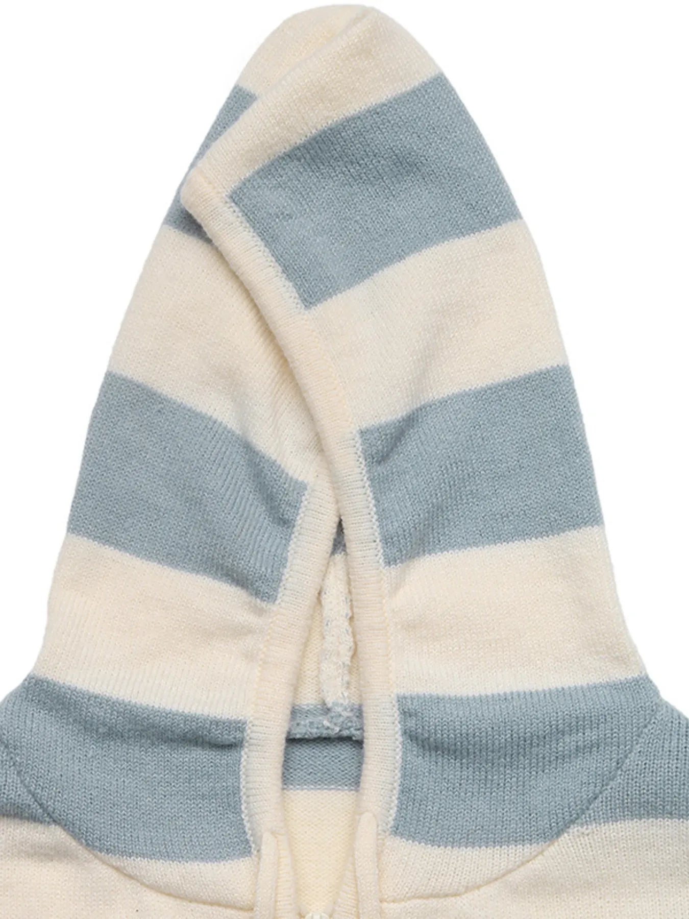 Drawstring Zip Up Striped Cardigan - Tigbul's Variety Fashion Shop