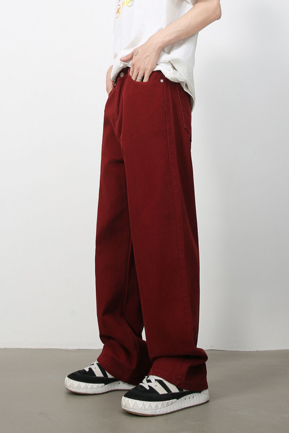 Men's Mid Rise Baggy Jeans - Tigbul's Variety Fashion Shop