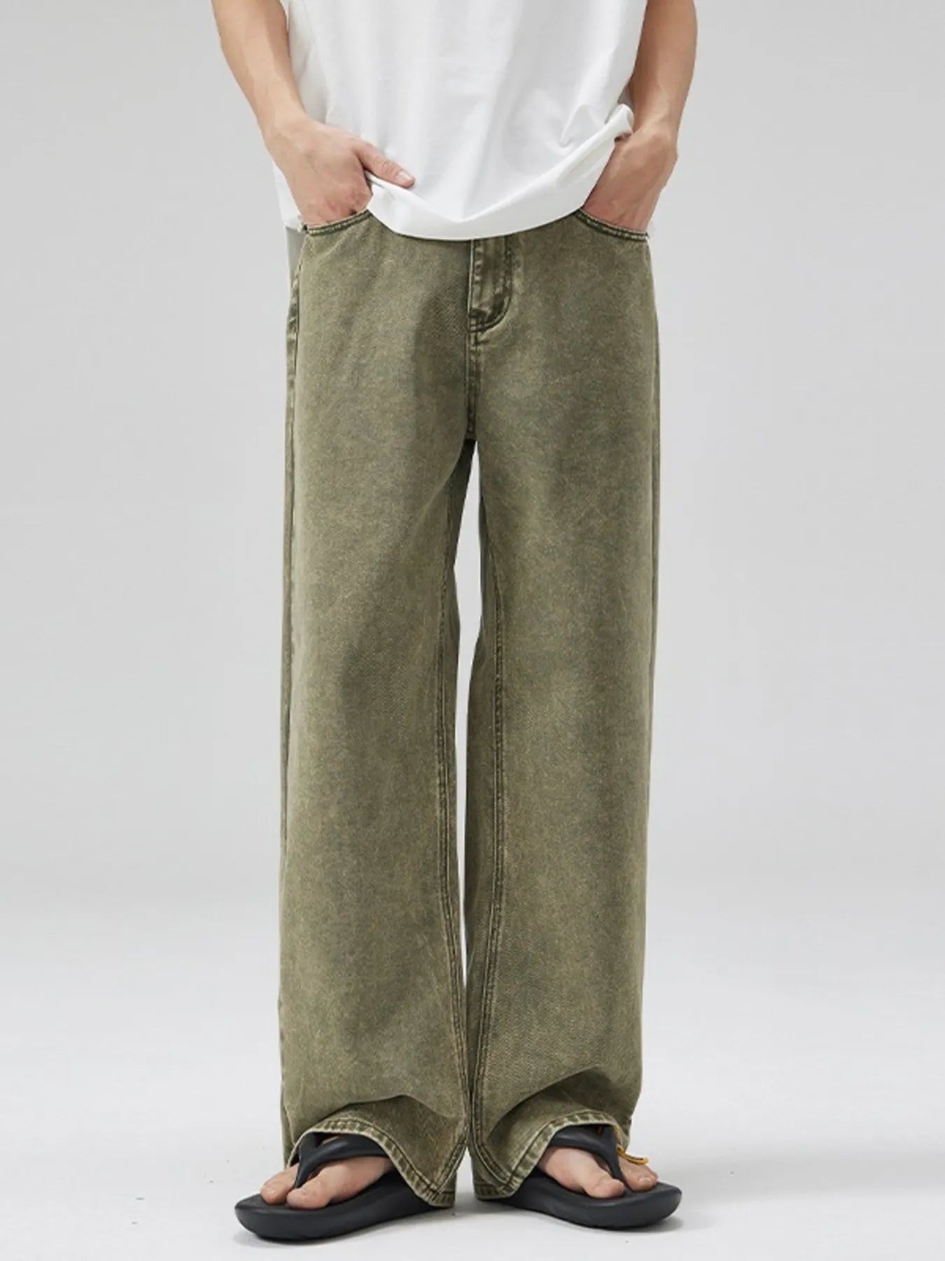 Men's Full Size Wide Leg Jeans Plus Size - Tigbul's Variety Fashion Shop