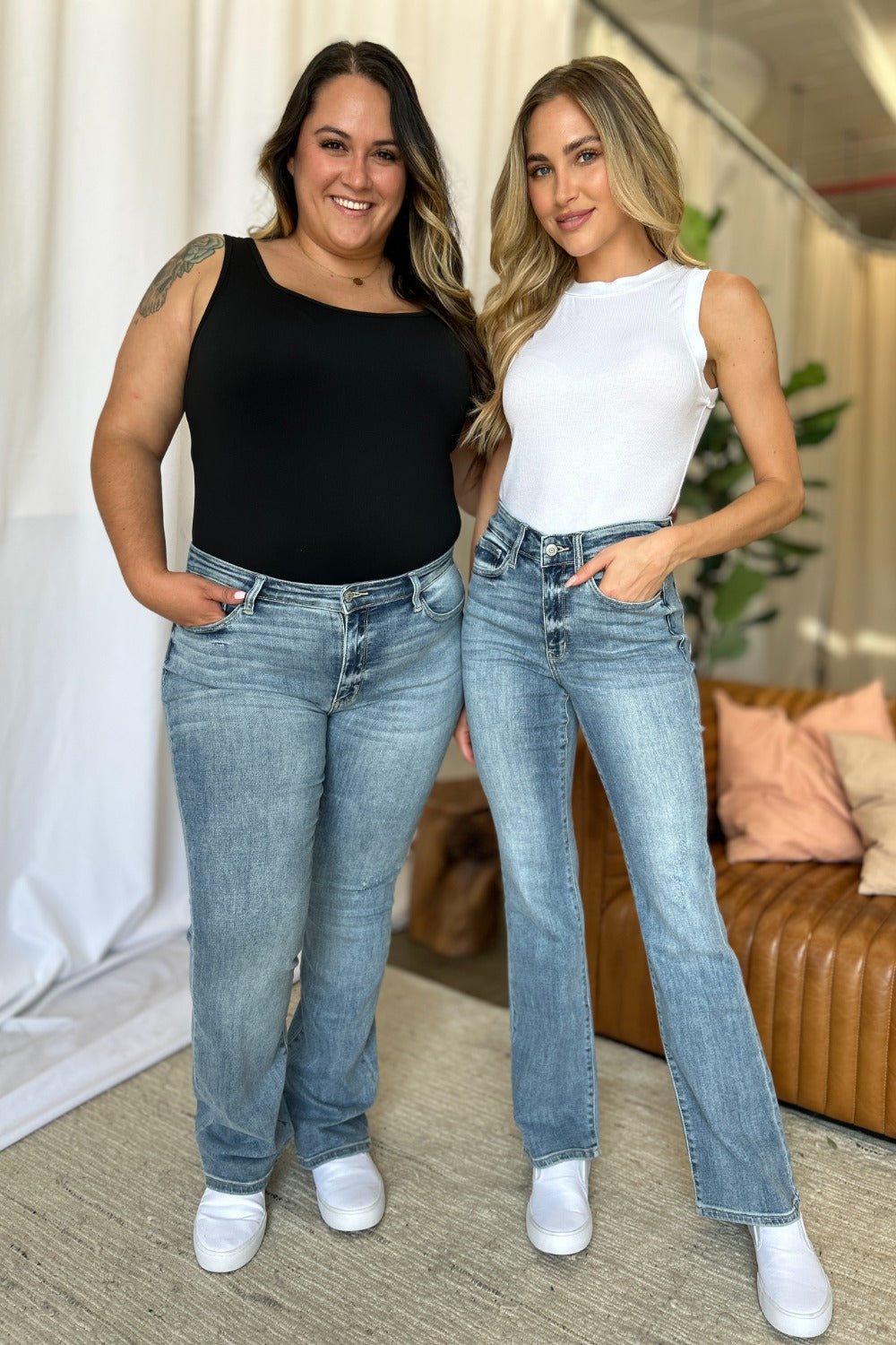 Judy Blue Medium Rise Bootcut Jeans - Tigbul's Variety Fashion Shop