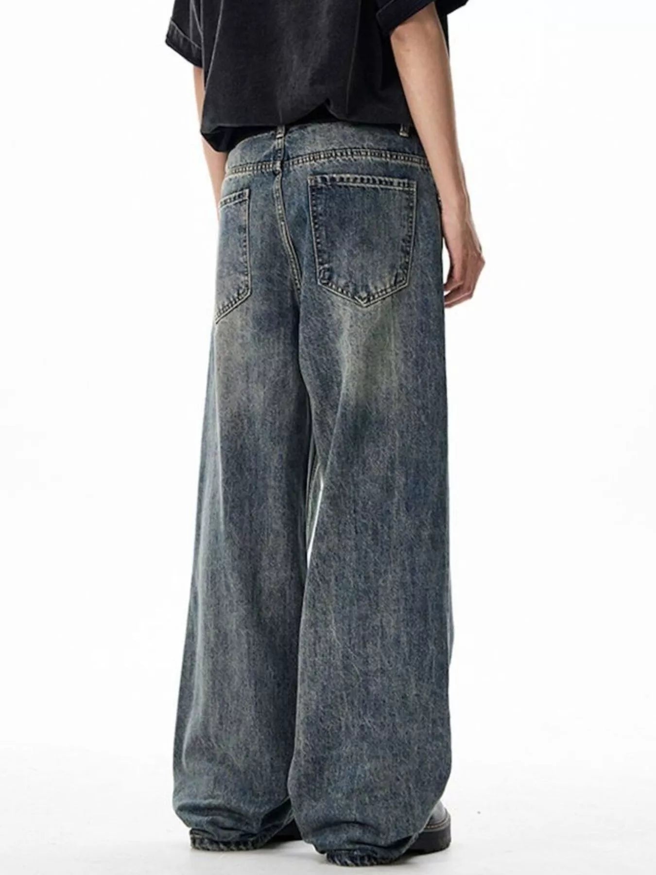 Men's Wide Leg Jeans - Tigbul's Variety Fashion Shop