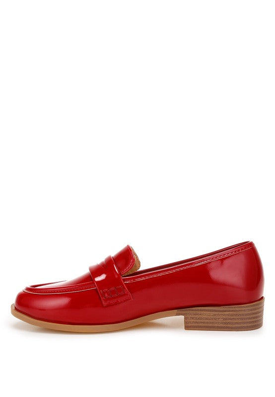 Mogul Penny Strap Detail Loafers - Tigbul's Variety Fashion Shop