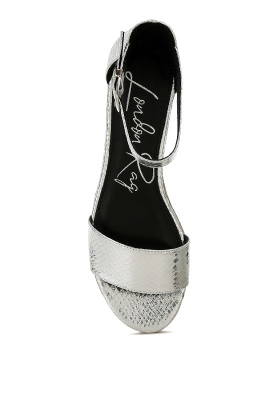 Utah Faux Leather Snake Wedge Espadrilles - Tigbul's Variety Fashion Shop