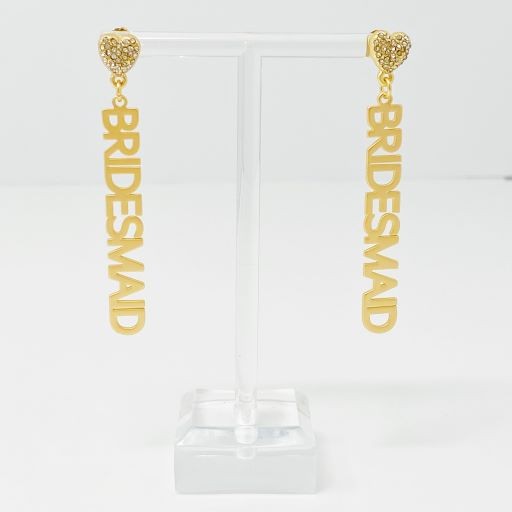 Be My Bridesmaid Dangle Earrings - Tigbul's Variety Fashion Shop