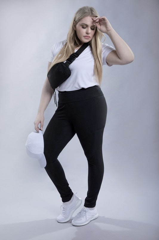 Plus Everyday Leggings with Pockets - Tigbul's Variety Fashion Shop