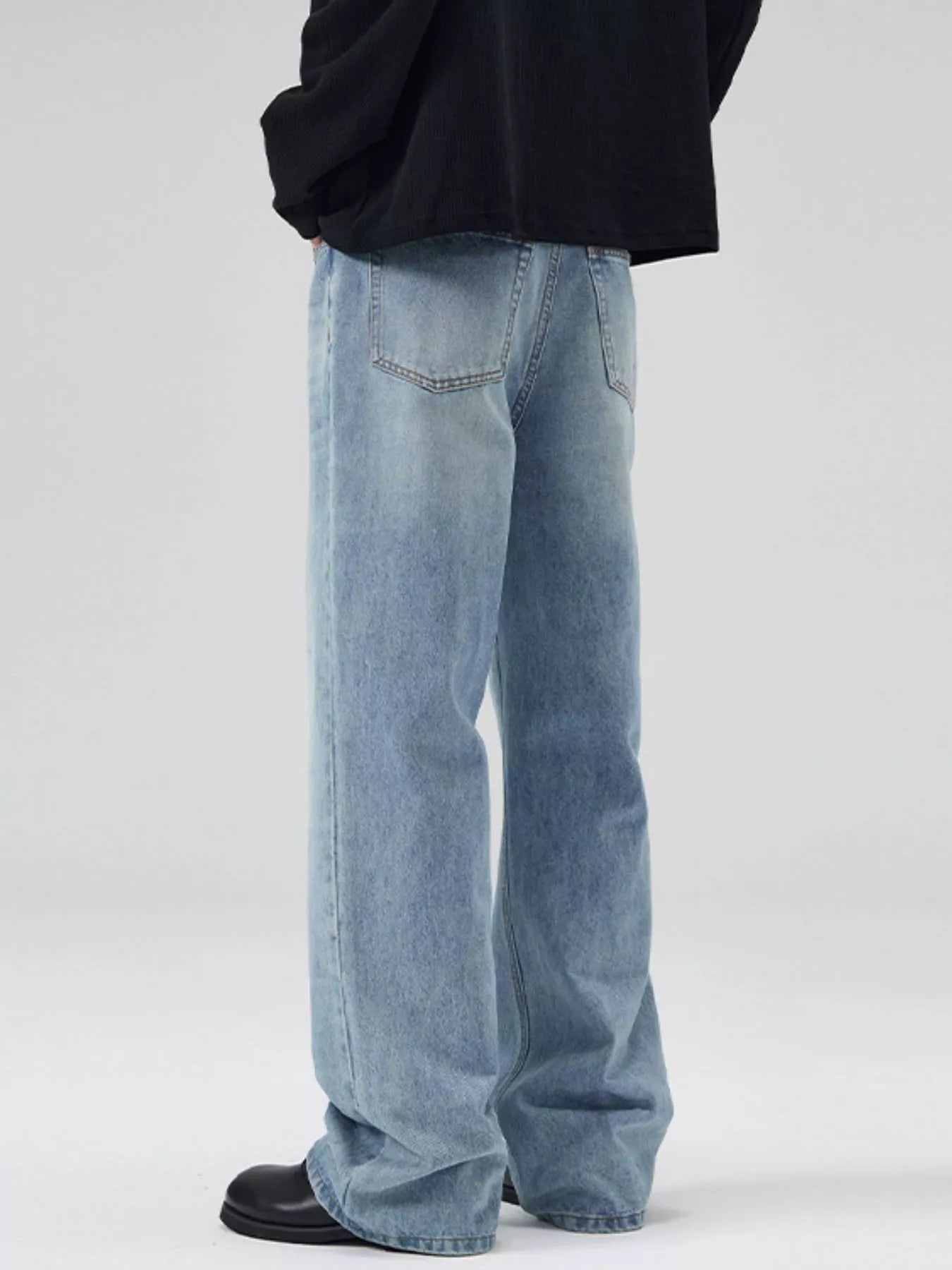 Men's Full Size Wide Leg Jeans Plus Size - Tigbul's Variety Fashion Shop