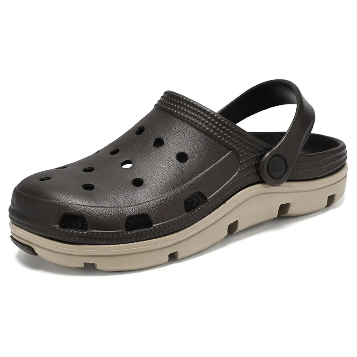 Men's Contrast Platform Breathable Sandals - Tigbul's Variety Fashion Shop
