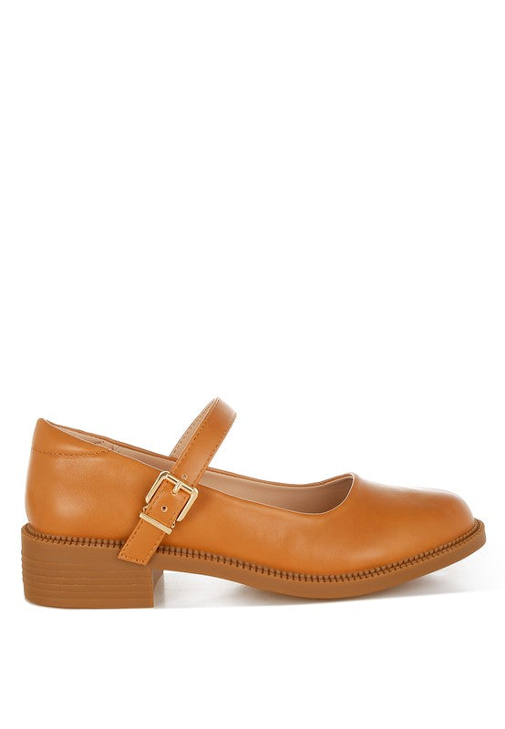 Ejeta Faux Leather Mary Jane Shoes - Tigbul's Variety Fashion Shop