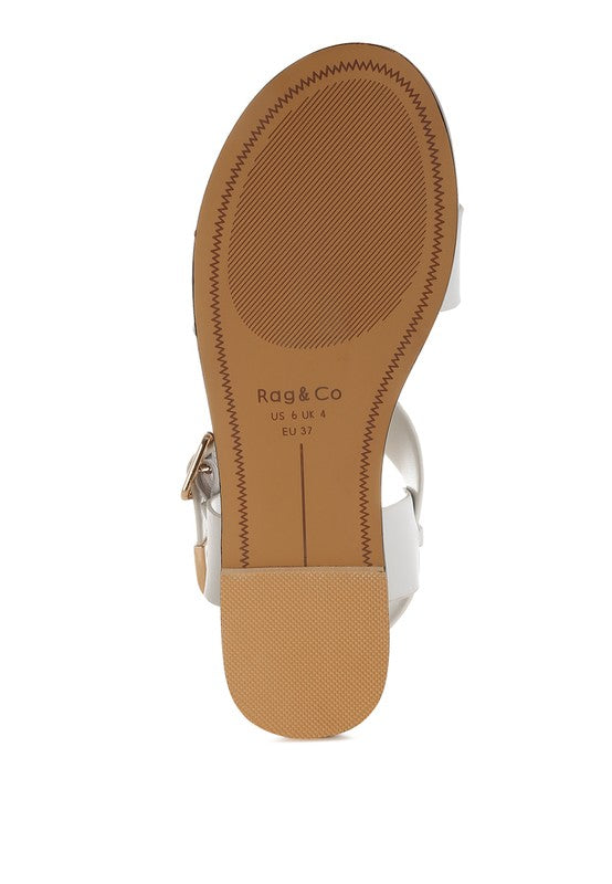 Shayla Gladiator Flat Sandals - Tigbul's Variety Fashion Shop